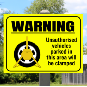 Clamping & Tow Away Signs