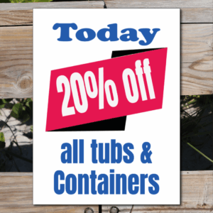 Offer Signage - Tall