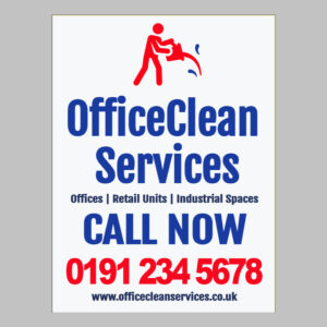 Custom Magnetic Signs -Tall