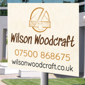 Business Name Signage -Tall